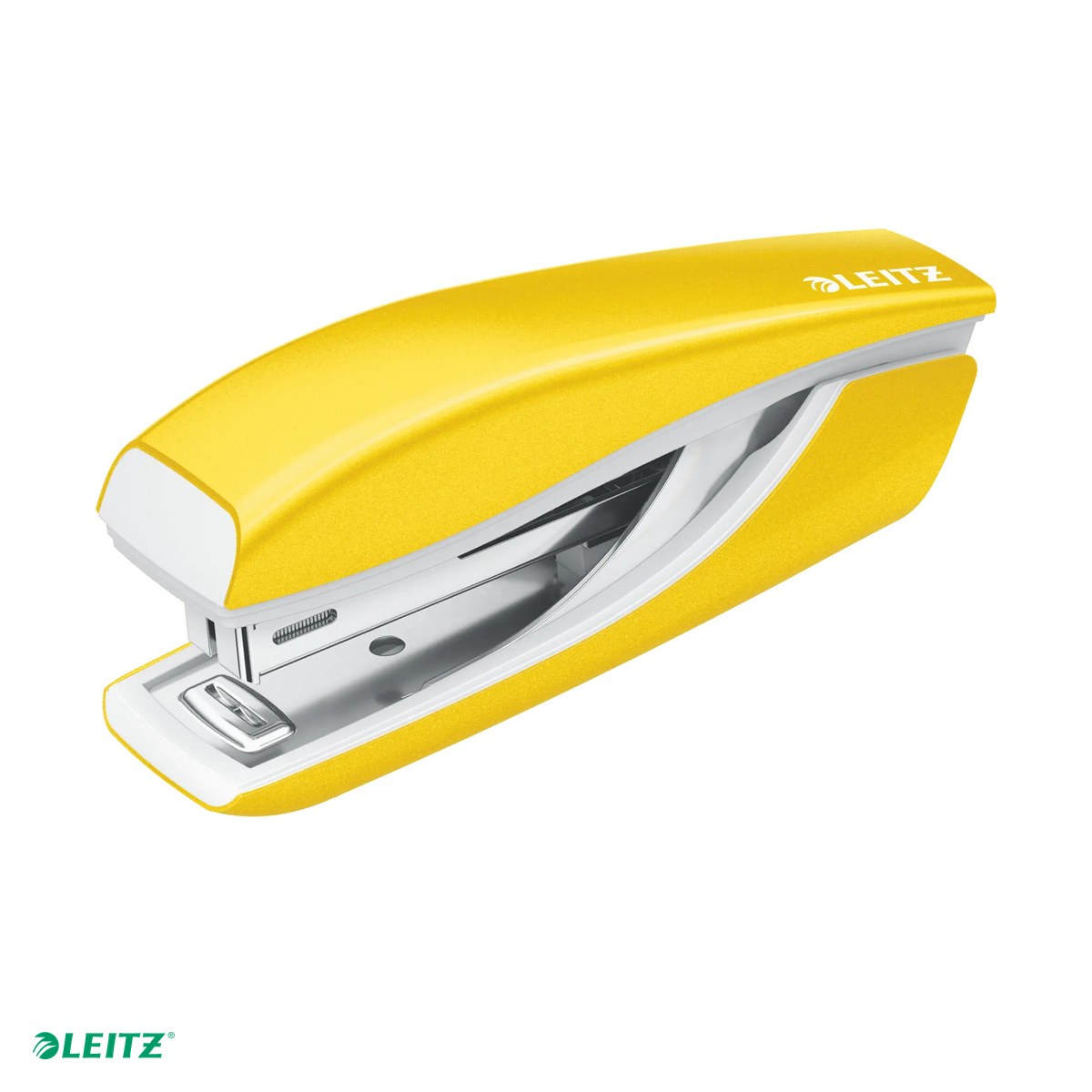 Tehnica de birou - Capsator metalic Leitz WOW 5528 MINI NeXXt Series, capsare 10 coli, 1000 capse P2 incluse, galben