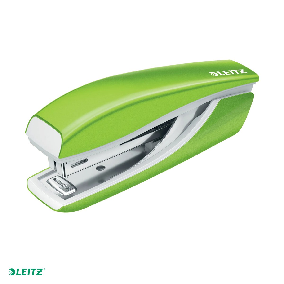 Tehnica de birou - Capsator metalic Leitz WOW 5528 MINI NeXXt Series, capsare 10 coli, 1000 capse P2 incluse, verde