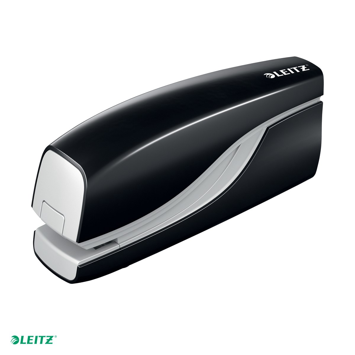 Tehnica de birou - Capsator electric Leitz 5532 NeXXt Series, cu adaptor, capsare 10 coli, 1000 capse e1 incluse, negru