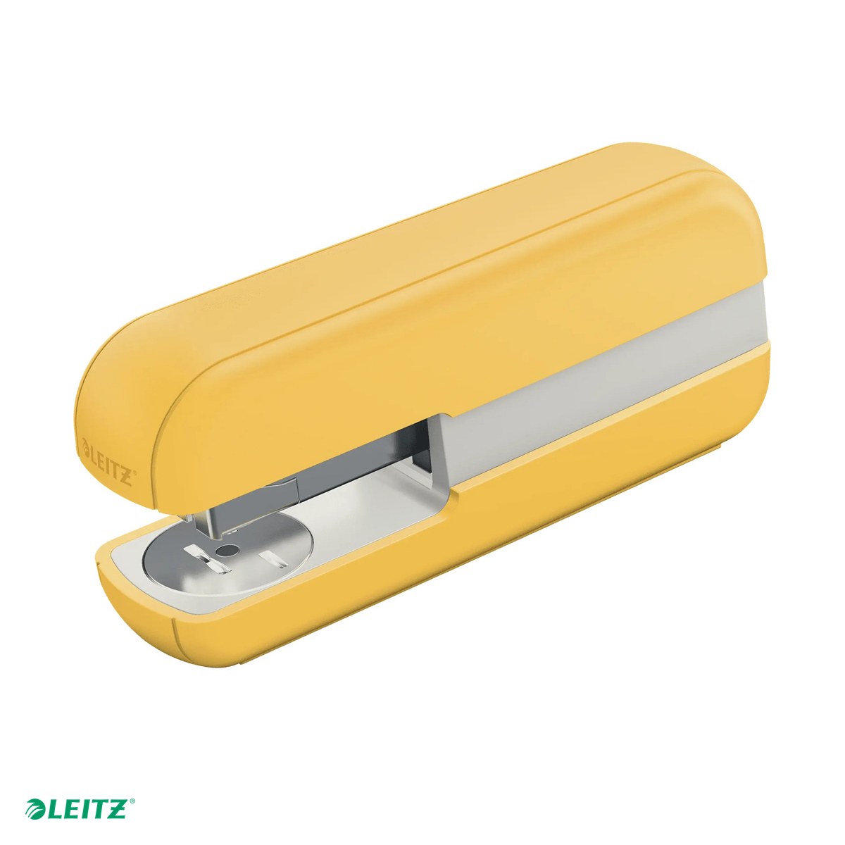 Tehnica de birou - Capsator plastic Leitz Cosy 5567, capsare 30 coli, galben Chihlimbar