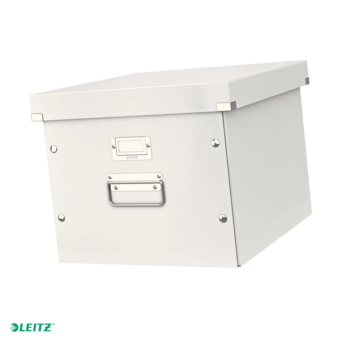 Cutii depozitare - Cutie Leitz Click & Store pentru dosare suspendabile WOW, capacitate de 15 dosare suspendabile, pentru arhivare, alb