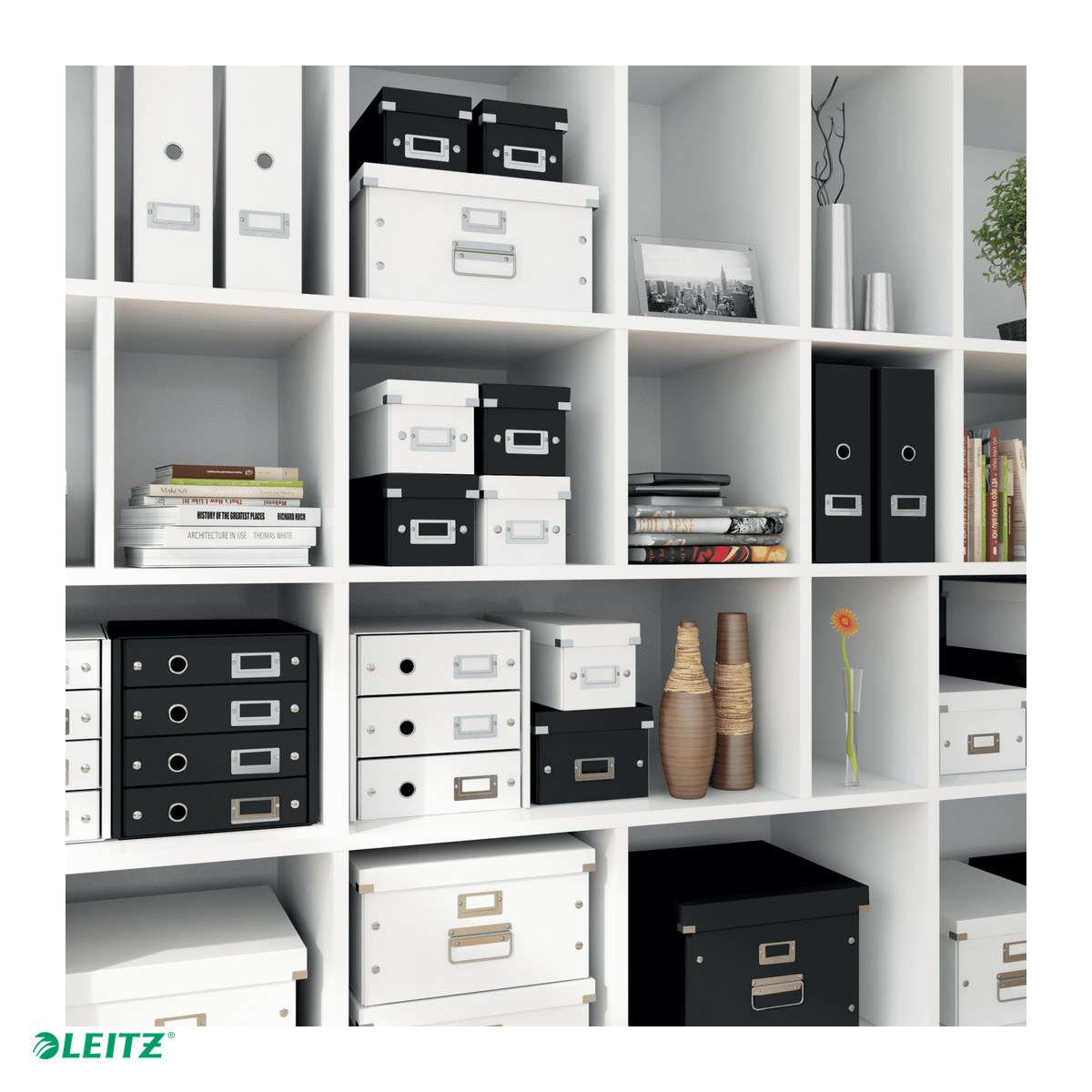 Suport cu sertare Leitz Click & Store WOW (3 sertare), galben [5]