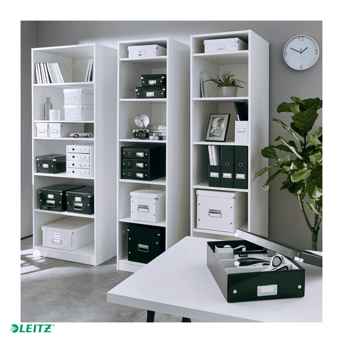 Suport cu sertare Leitz Click & Store WOW (3 sertare), albastru [5]