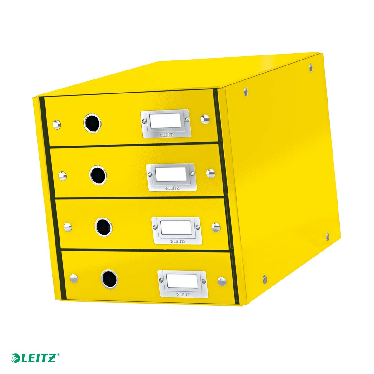 Cutii depozitare - Suport cu sertare Leitz Click & Store WOW (4 sertare), galben
