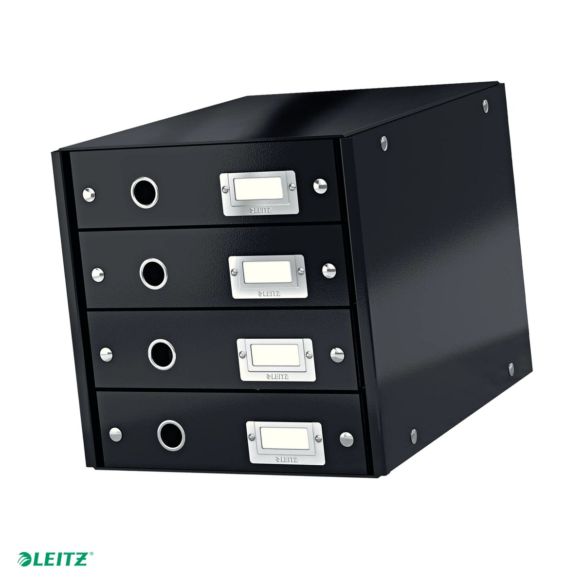 Cutii depozitare - Suport cu sertare Leitz Click & Store WOW (4 sertare), negru
