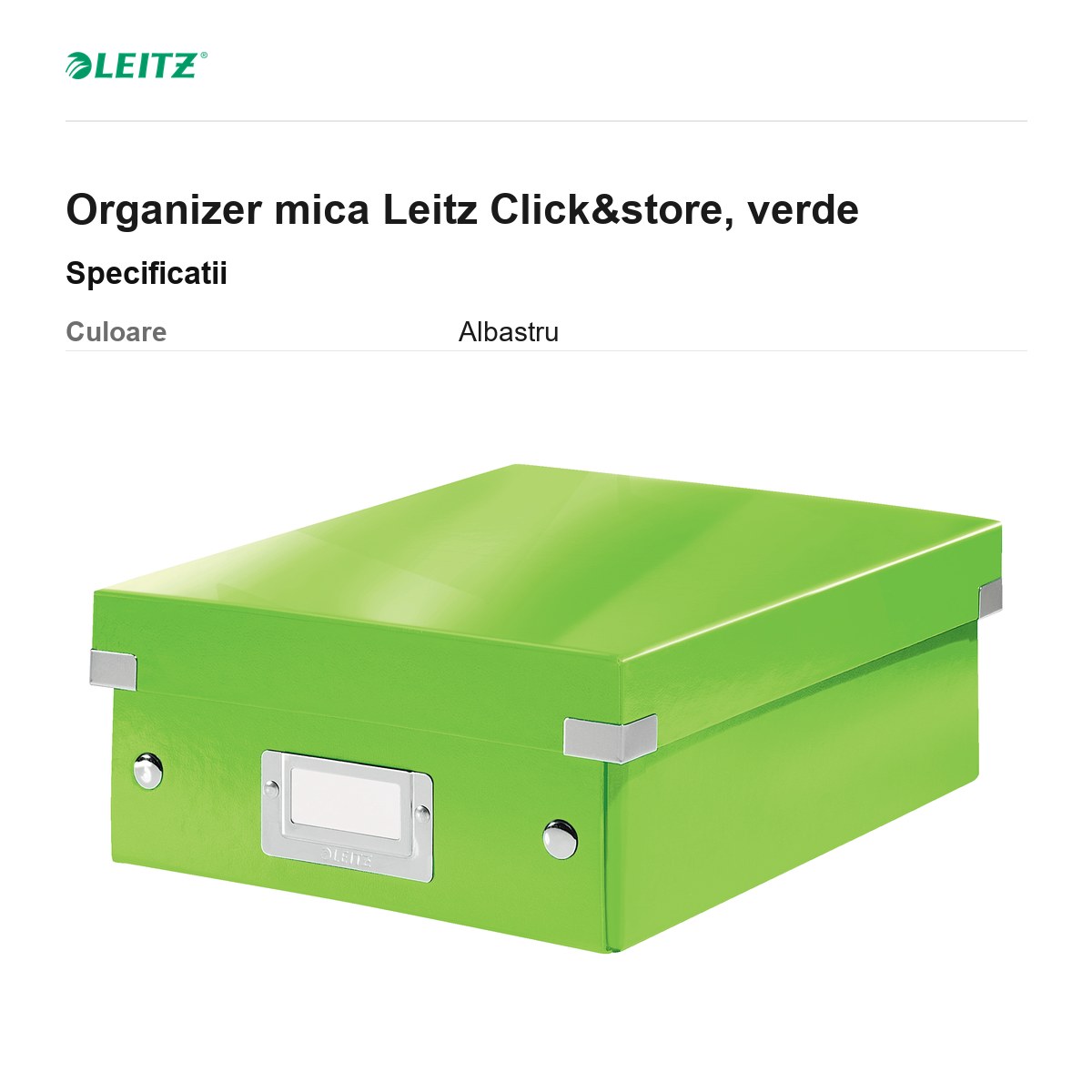 Organizer mica Leitz Click&store, verde [3]