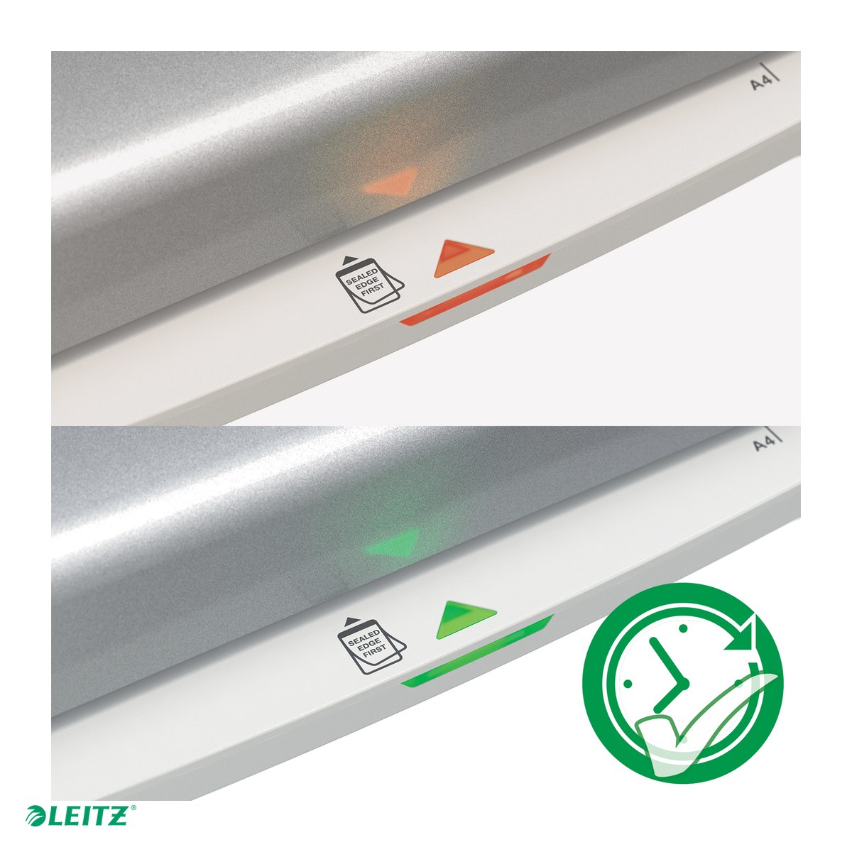 Laminator Leitz iLAM Home Office, A4, kit folii laminare, argintiu [5]