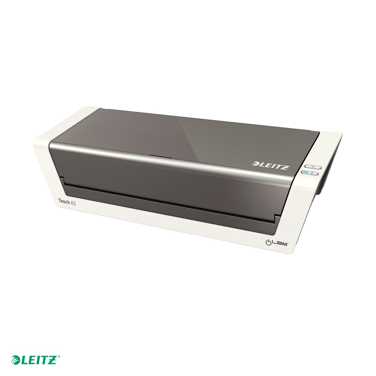 Laminatoare hartie - Laminator Leitz iLAM Touch 2, A3, kit folii laminare inclus, alb/Antracit