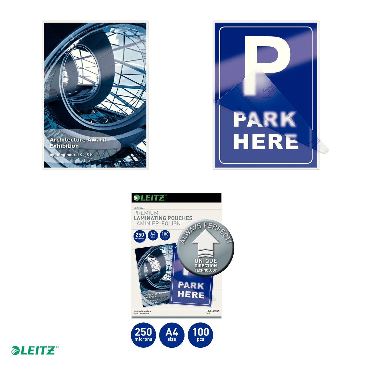 Set 100 folii laminare Leitz UDT, la cald, A4, 250 microni, incolor [4]