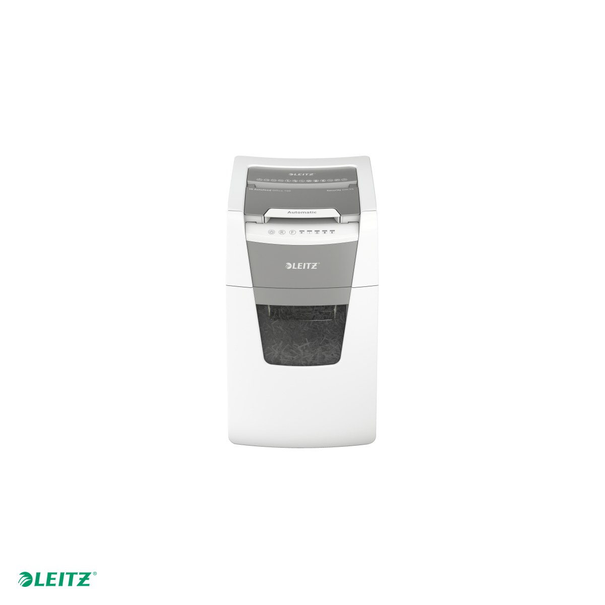 Distrugator documente automat Leitz IQ Office, P5, micro-cut (particule), taiere 150 coli, cos 44l, alb [5]