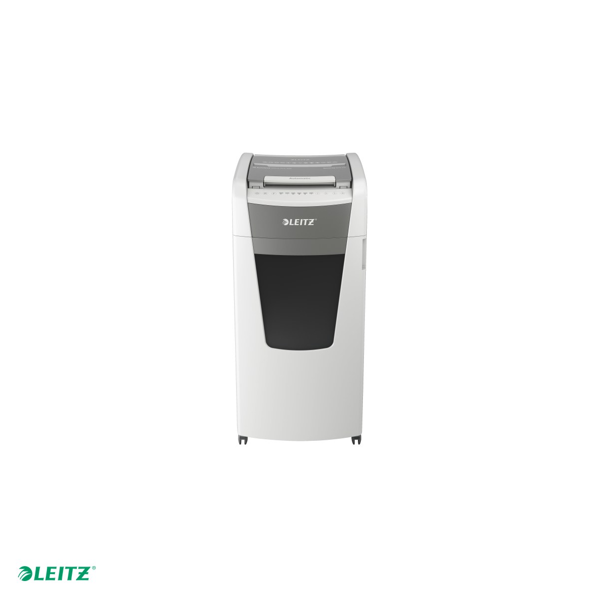 Distrugator documente automat Leitz IQ Office, P5, micro-cut (particule), taiere 600 coli, cos 110l, alb [5]