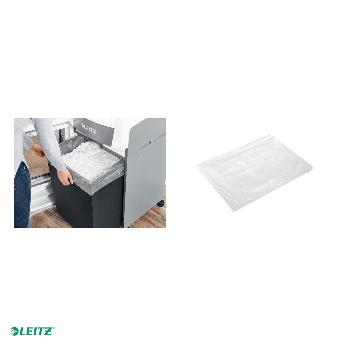 Set 20 pungi pentru distrugatoare documente Leitz, plastic, 110 l [4]