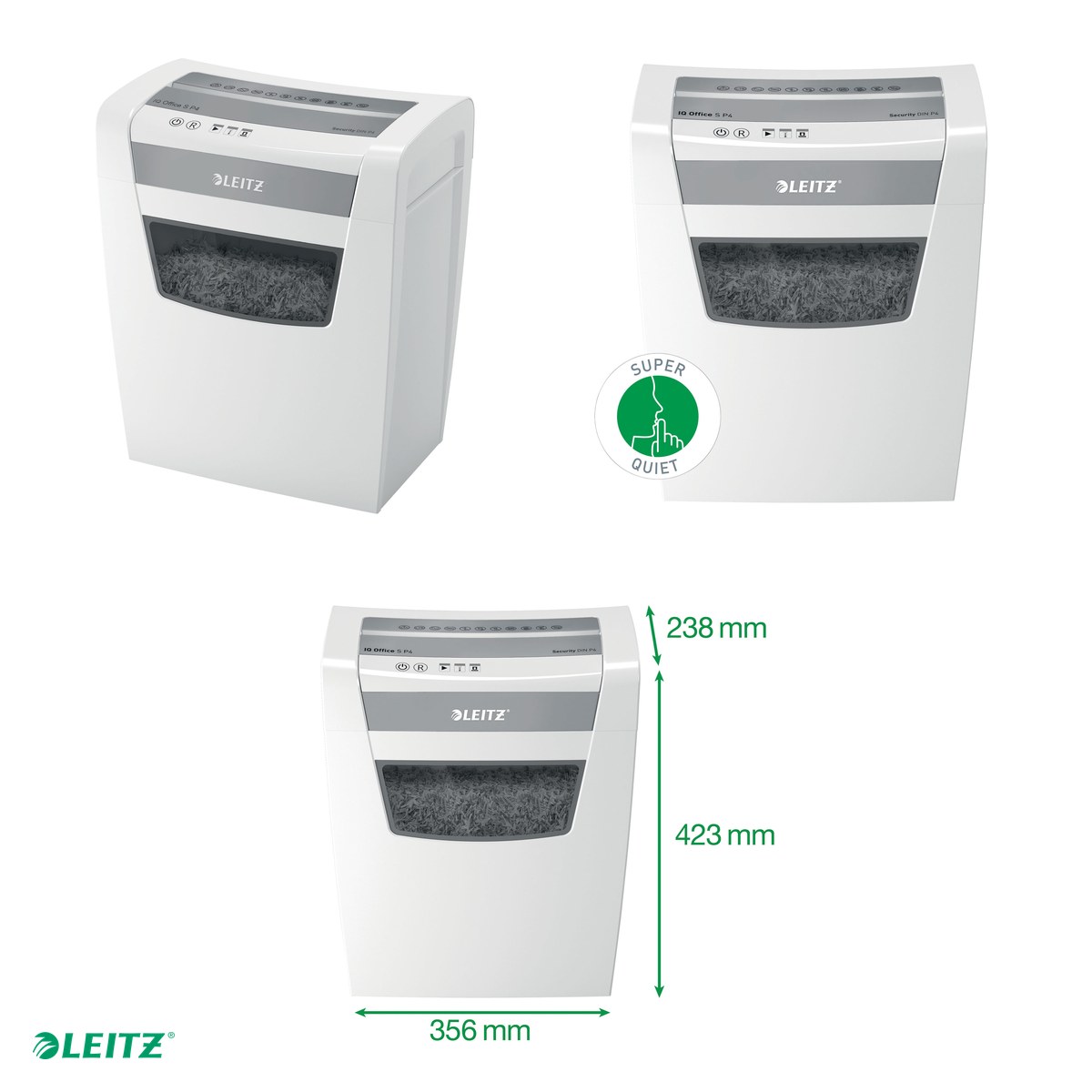 Distrugator manual doc iq home office cross-cut taiere 12 coli p4 Leitz [4]