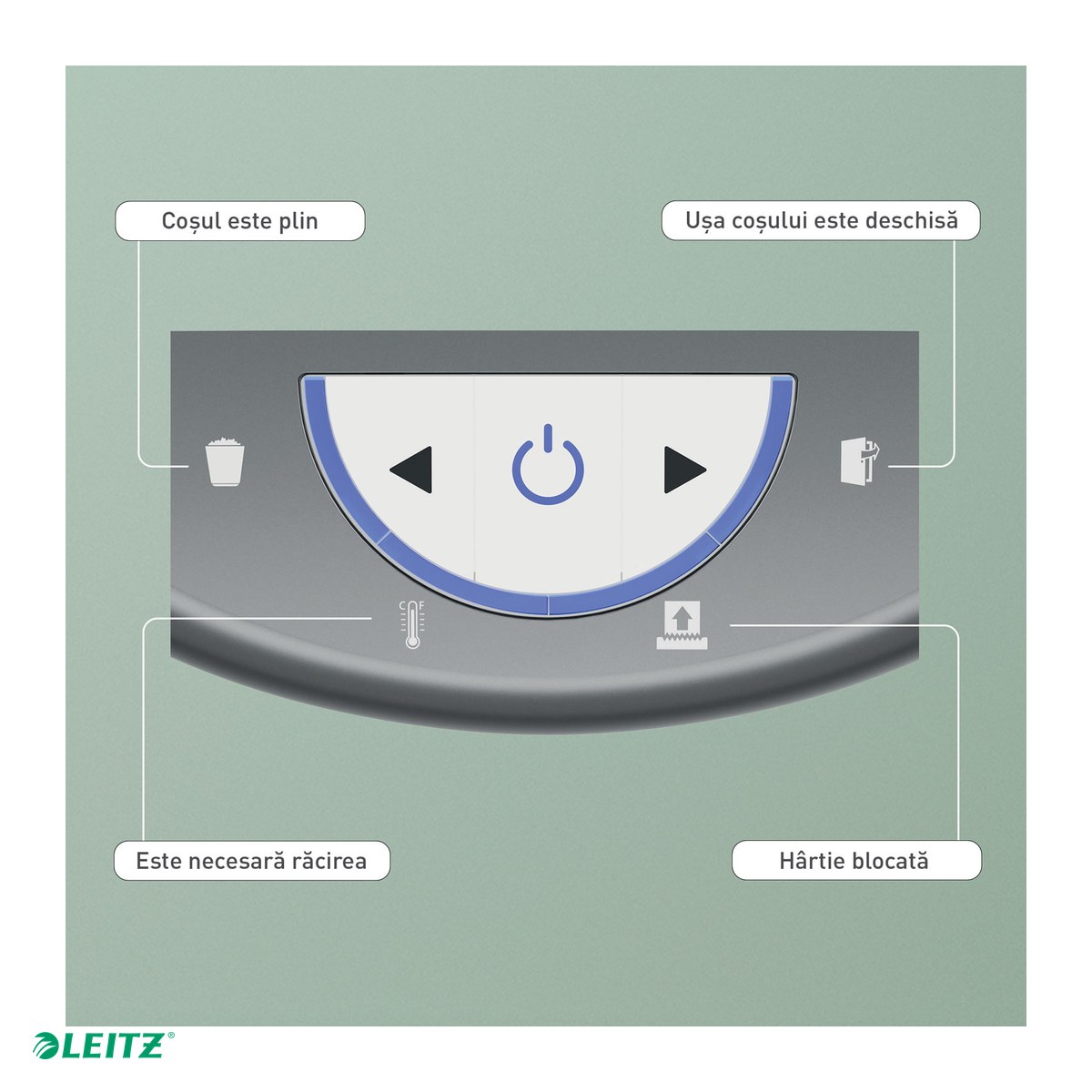 Distrugator Leitz IQ OptiMax Home Office 225 Micro Cut P5 15L - Alb [5]