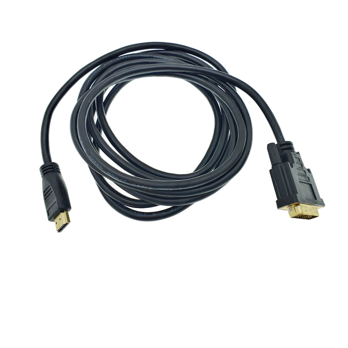 Cablu Lanberg 42912, conector HDMI tata la DVI-D tata (18+1), 3m , single link, transmisie digitala, ethernet, negru [2]