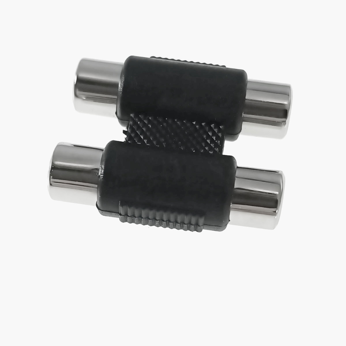 Adaptor audio 2xRCA mama la 2xRCA mama, Xtreme 02596, de prelungire si conectare, negru [3]