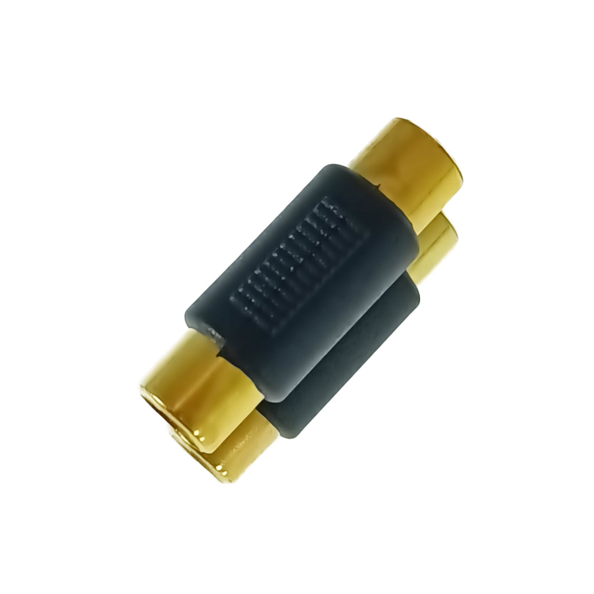 Adaptor audio 2xRCA mama la 2xRCA mama, Xtreme 02597, de prelungire si conectare, placat cu aur [3]