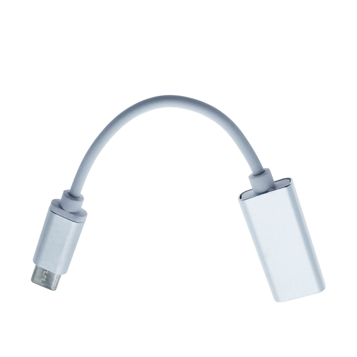 Adaptor audio, convertor USB Type C tata la Jack 3.5 mm mama, gri deschis [2]