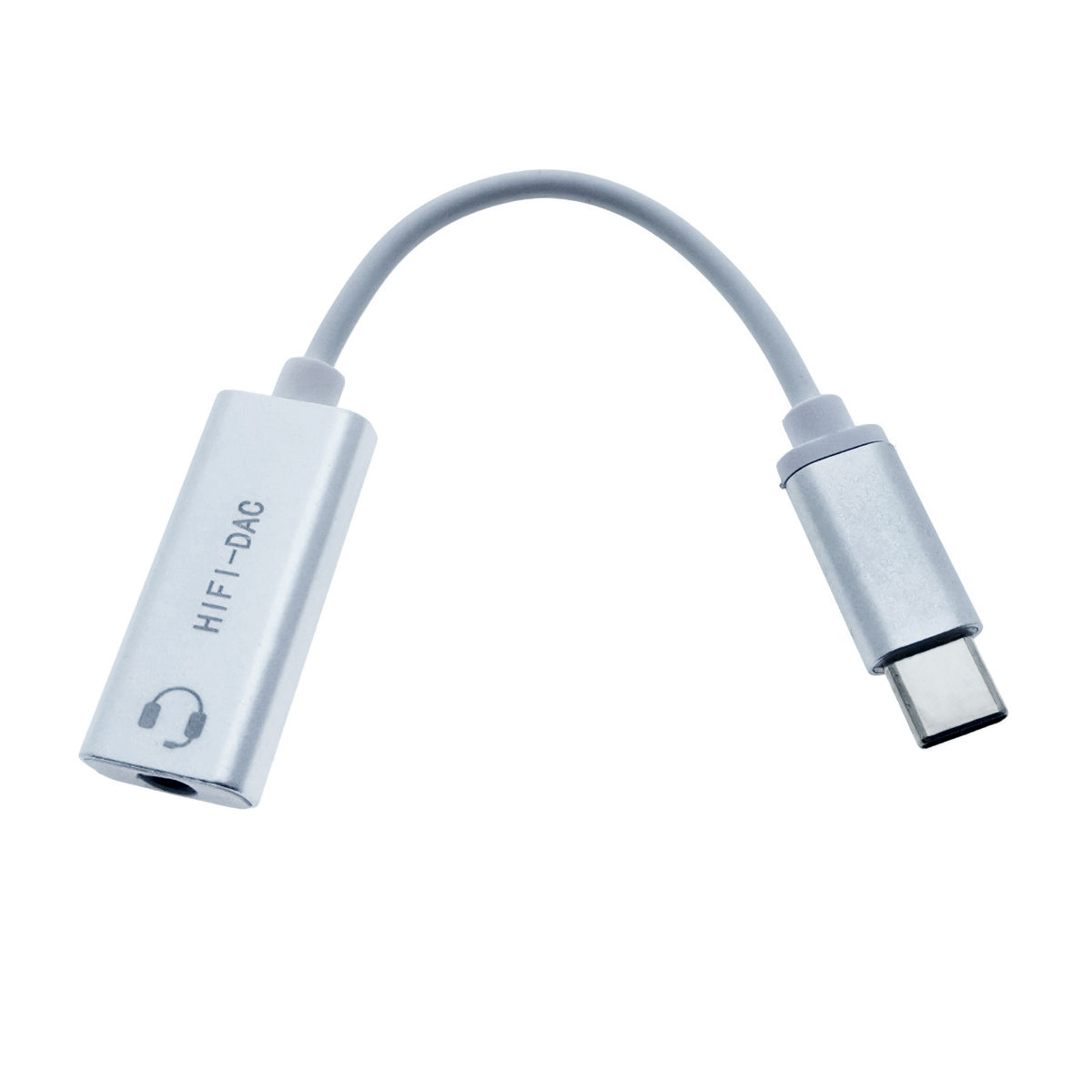 Adaptor audio, convertor USB Type C tata la Jack 3.5 mm mama, gri deschis [7]