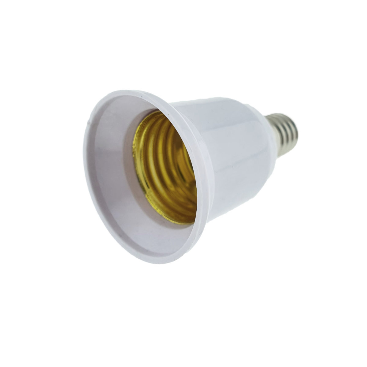 Adaptor bec pentru soclu E14 la E27, FL-95980, alb [1]