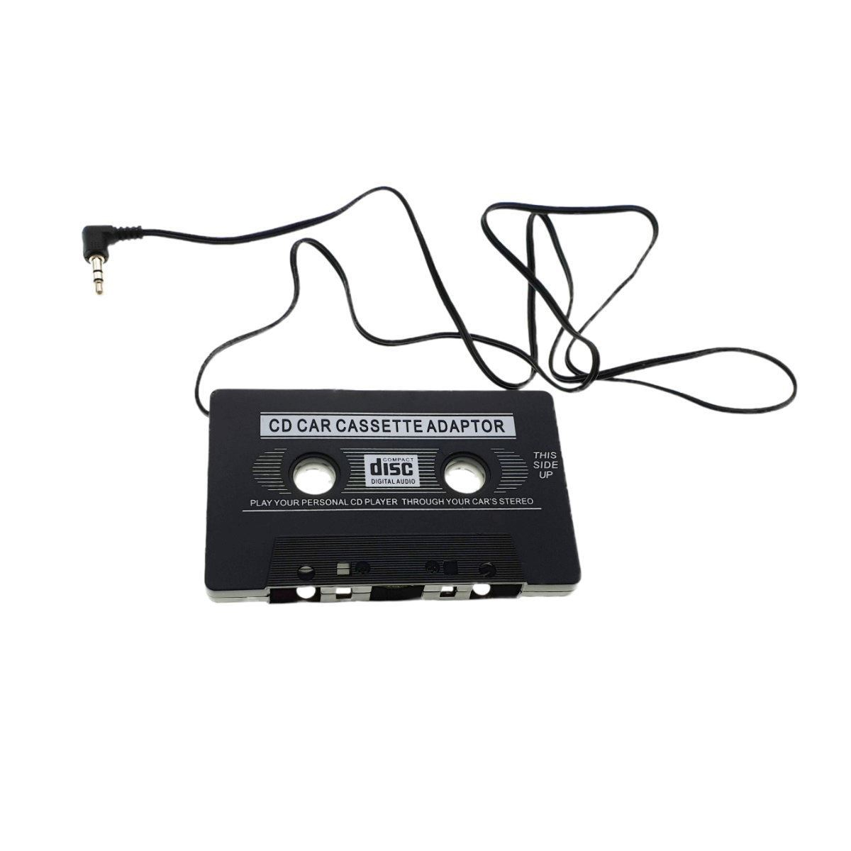 Adaptor caseta audio cu AUX jack 3.5mm,portabil,negru [1]