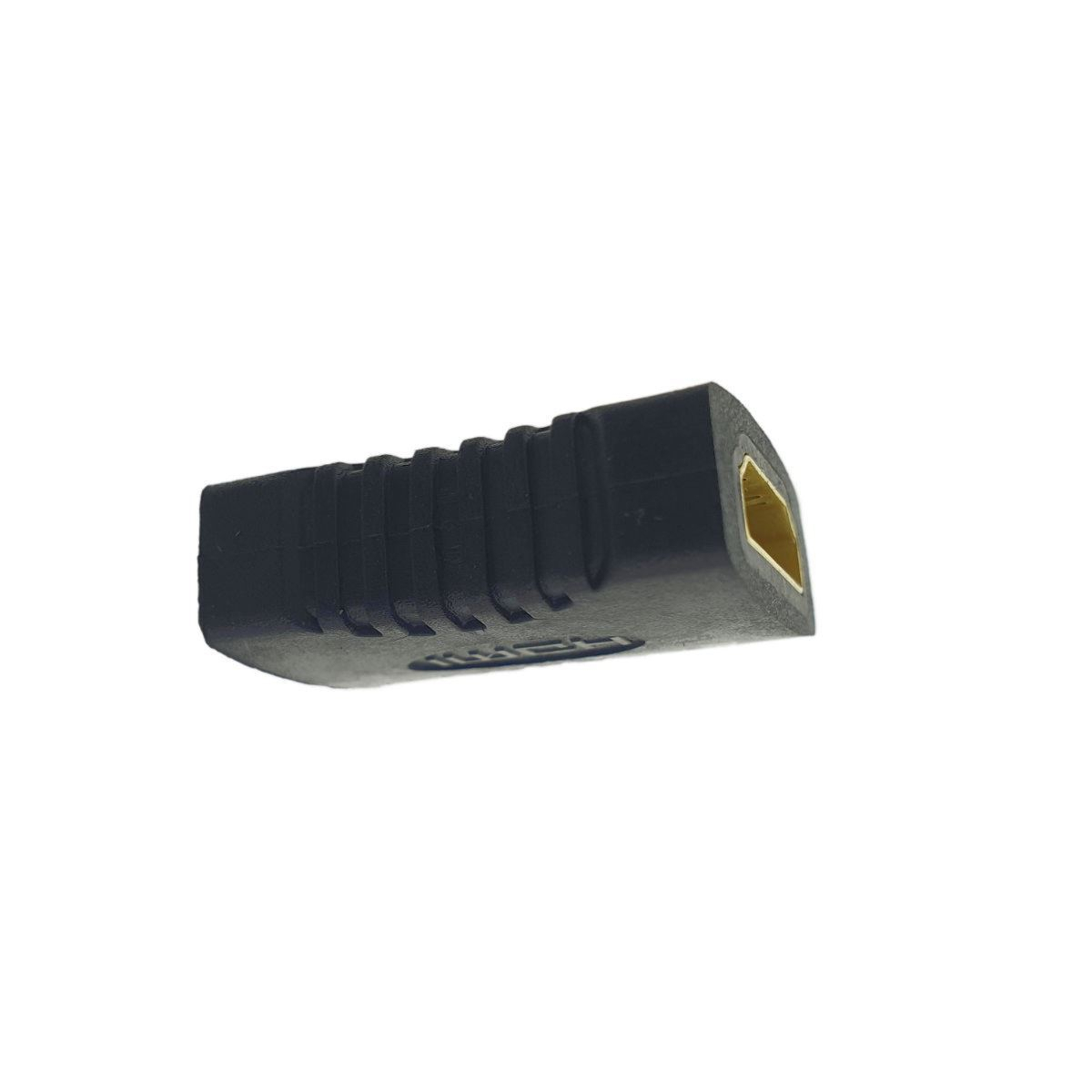 Adaptor HDMI AF mama la HDMI AF mama,contacte aurite,negru [6]