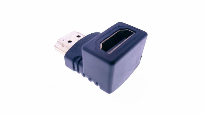 Adaptor HDMI M la HDMI F la 90 grade [4]