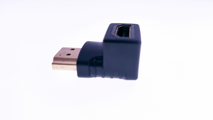 Adaptor HDMI M la HDMI F la 90 grade [2]