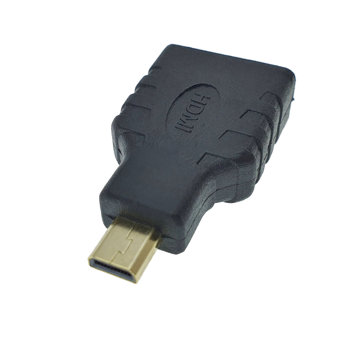 Adaptor HDMI mama la microHDMI tata, 4K, 3D, ARC, ethernet, negru [6]
