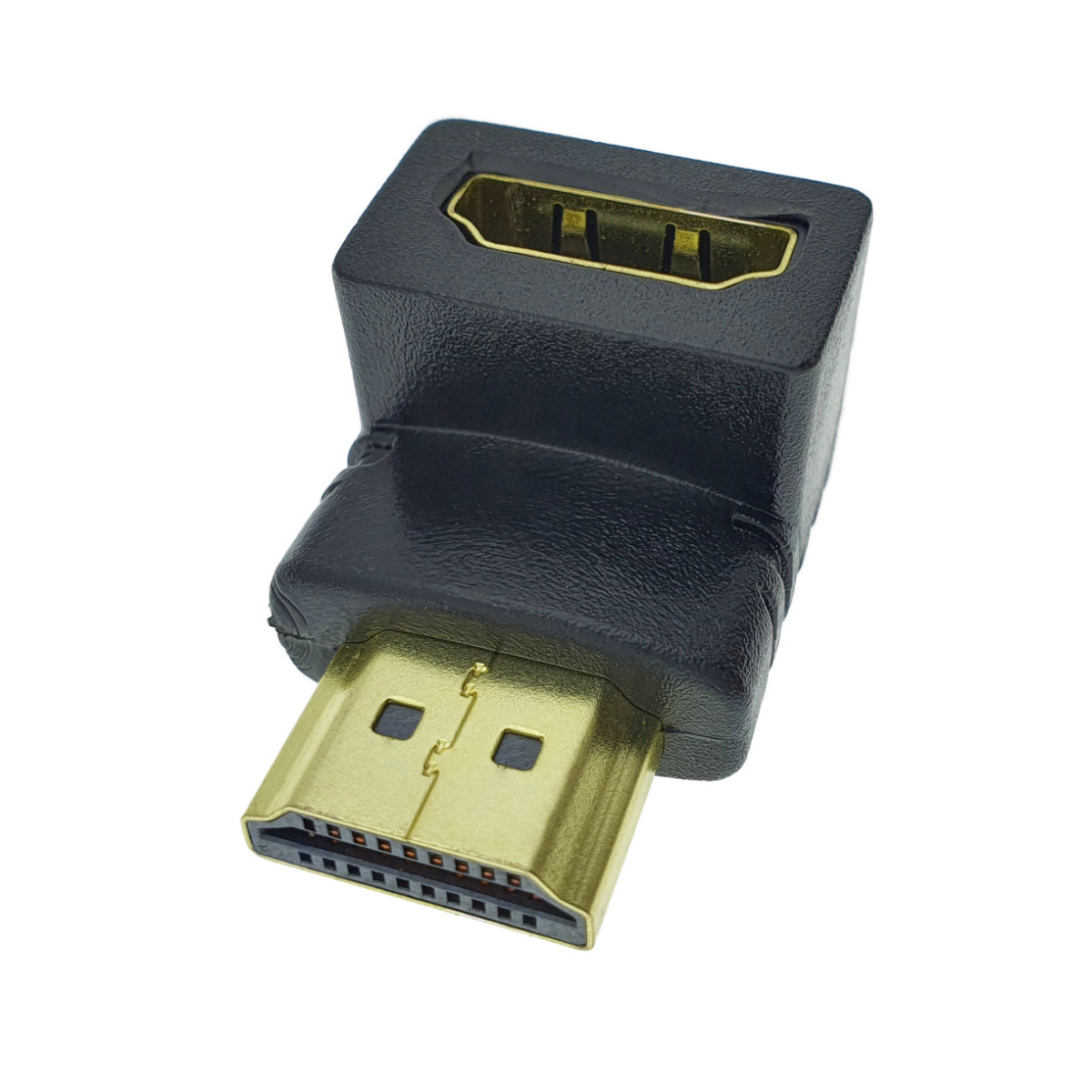 Adaptor HDMI tata la HDMI mama, unghi 90 grade in jos [6]