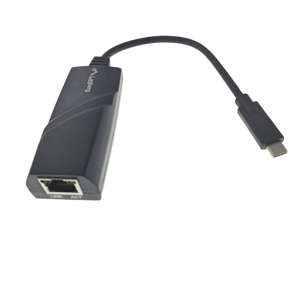 Adaptor LAN Gigabit Lanberg 41871, USB 3.1 tip C la RJ45 ethernet 1000Mbps [2]