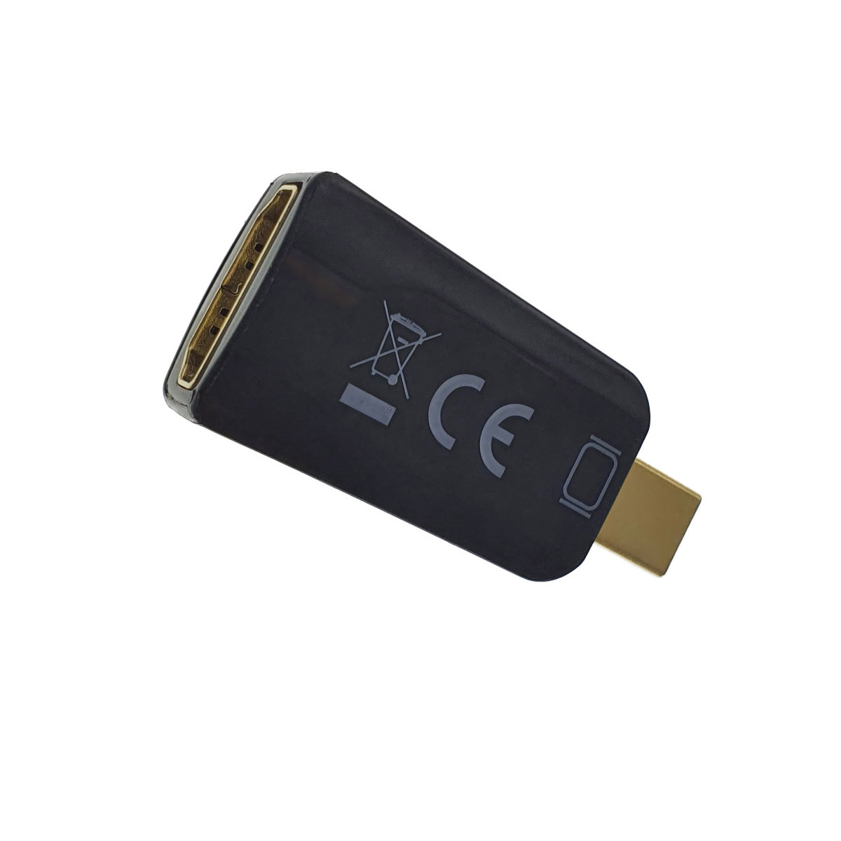 Adaptor Lanberg 40867, DisplayPort Mini tata la HDMI mama, rezolutie Full HD 1080p, transfer 6.75 Gbps, frecventa 225MHz - 2.25 Gbps [10]