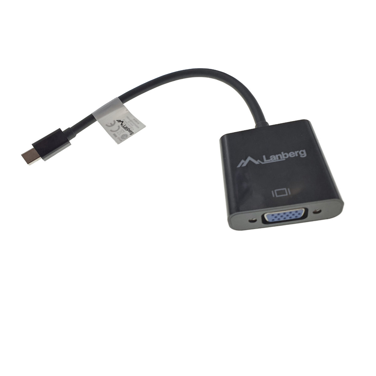Adaptor Lanberg 40869, DisplayPort Mini tata la VGA mama, rezolutie Full HD 1080p la 60Hz, cu cablu 20 cm [7]