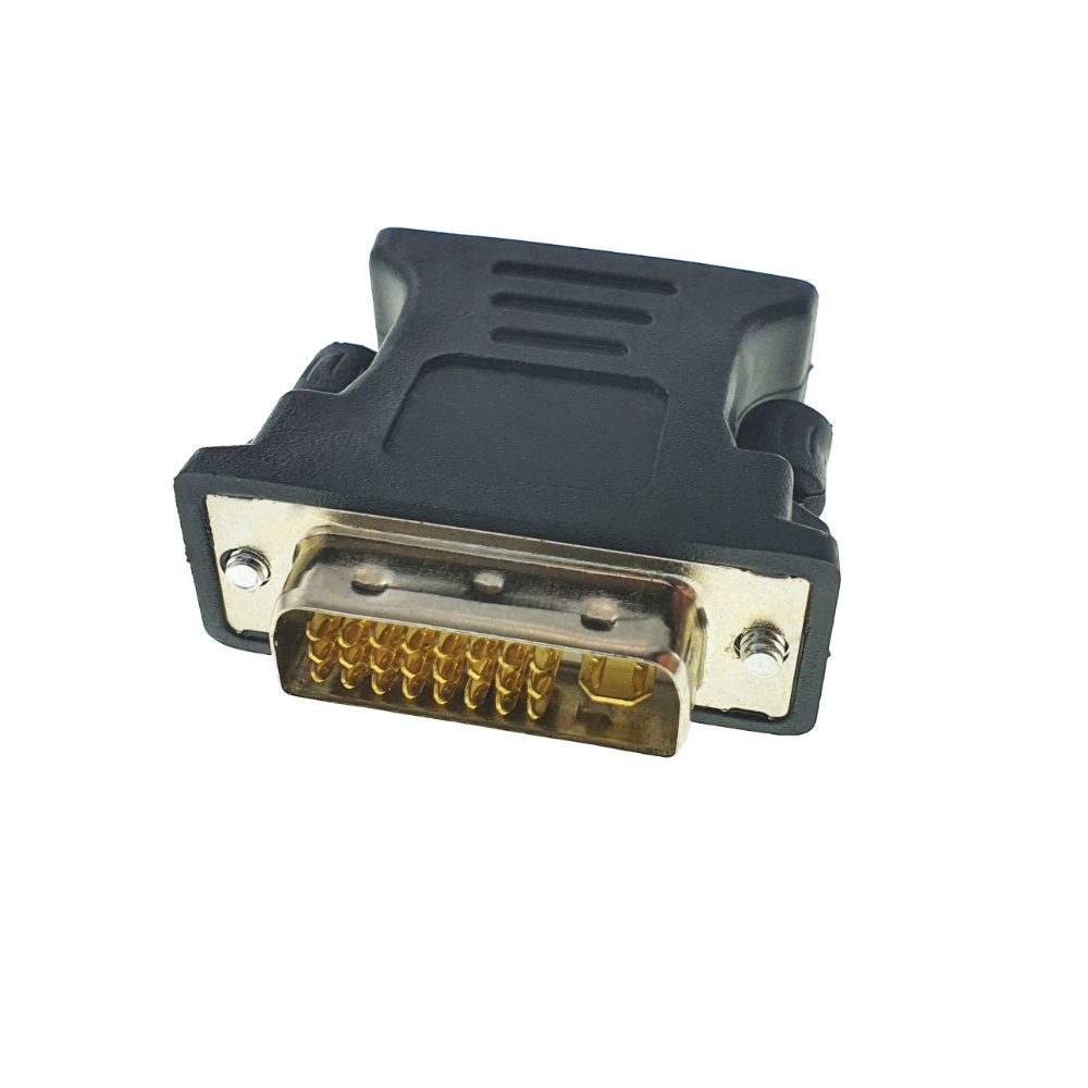 Adaptor Lanberg 40875, cu conectori DVI (24+5) tata la VGA mama, negru [5]