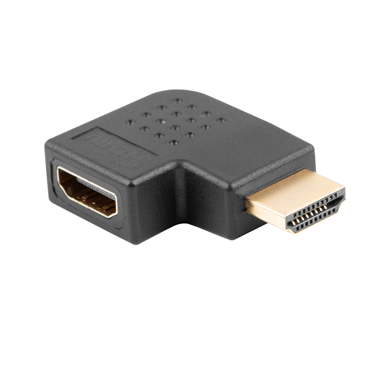 Adaptor Lanberg 42743, HDMI tata la HDMI mama, unghi 90 grade la dreapta [4]