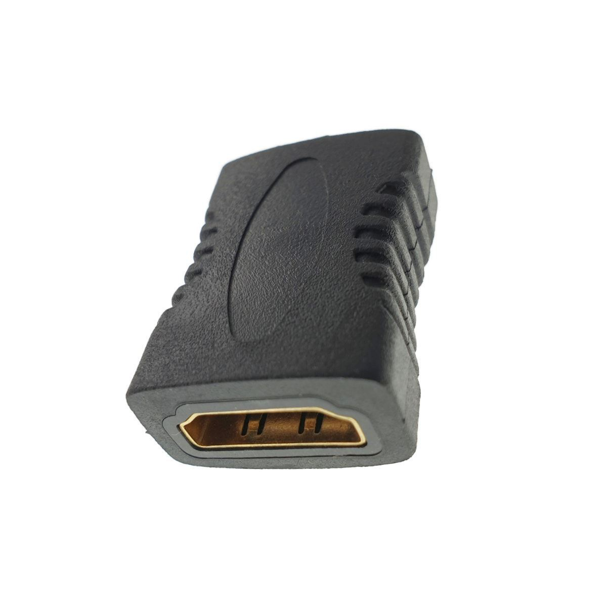 Adaptor Lanberg HDMI AF mama la HDMI AF mama,contacte aurite,negru [5]