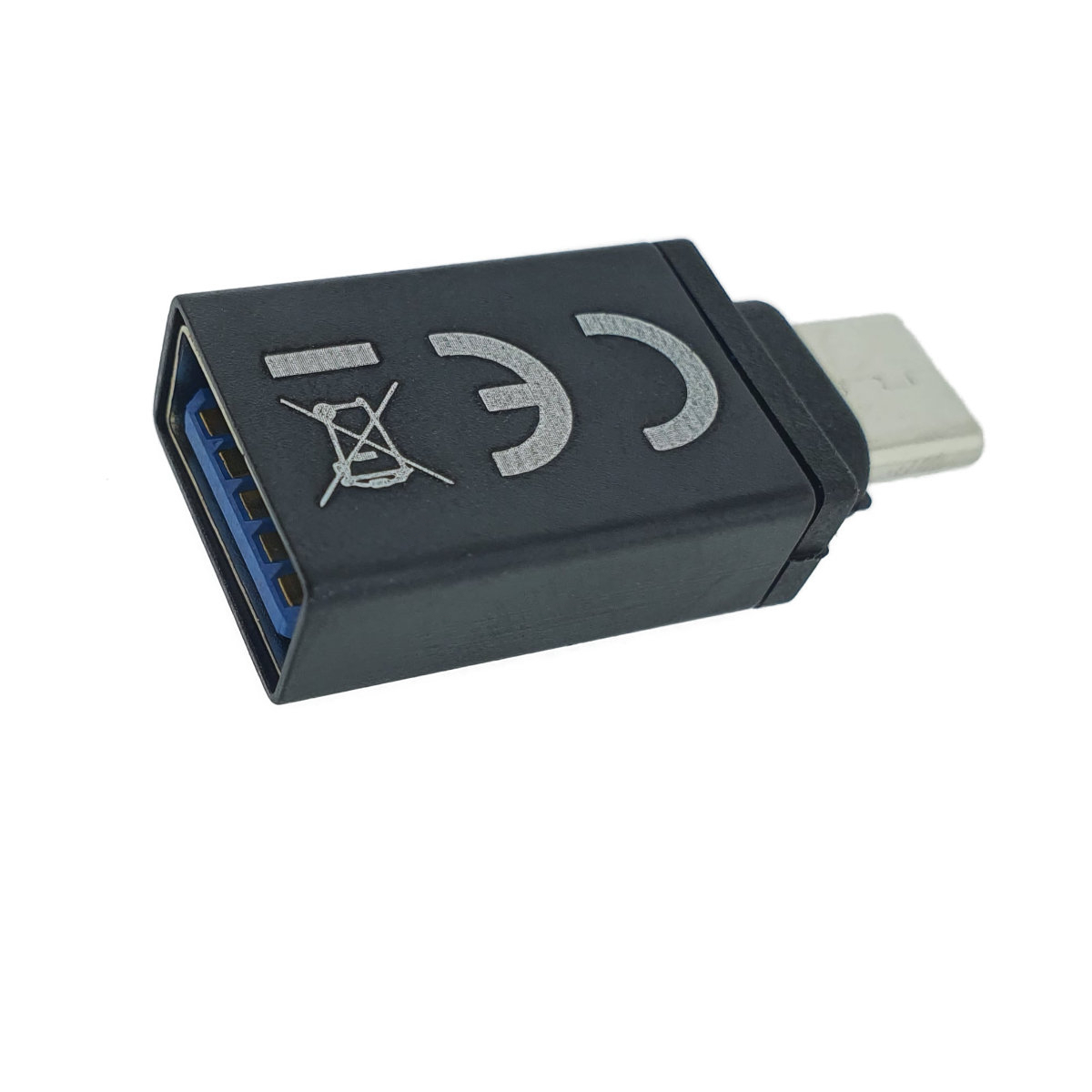 Adaptor Maxlife 94074, USB 3.0 mama la USB tip C tata, in blister, negru [4]