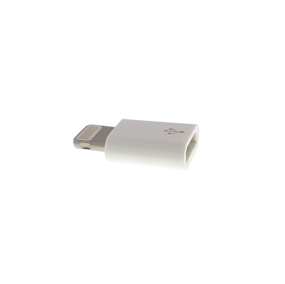 Adaptor microUSB la lightning 8 pini pentru iPhone, alb [6]