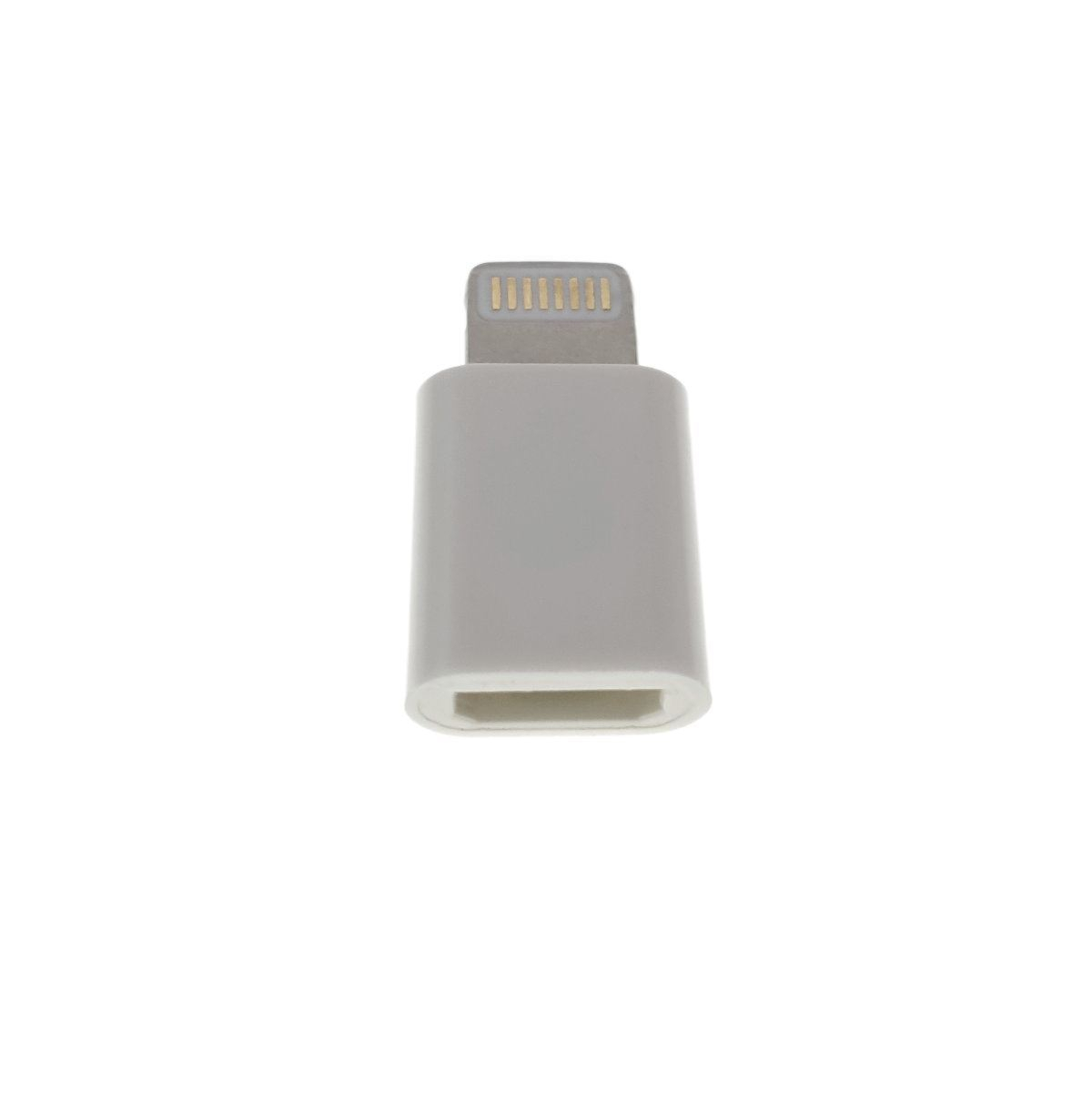 Adaptor microUSB la lightning 8 pini pentru iPhone, alb [5]