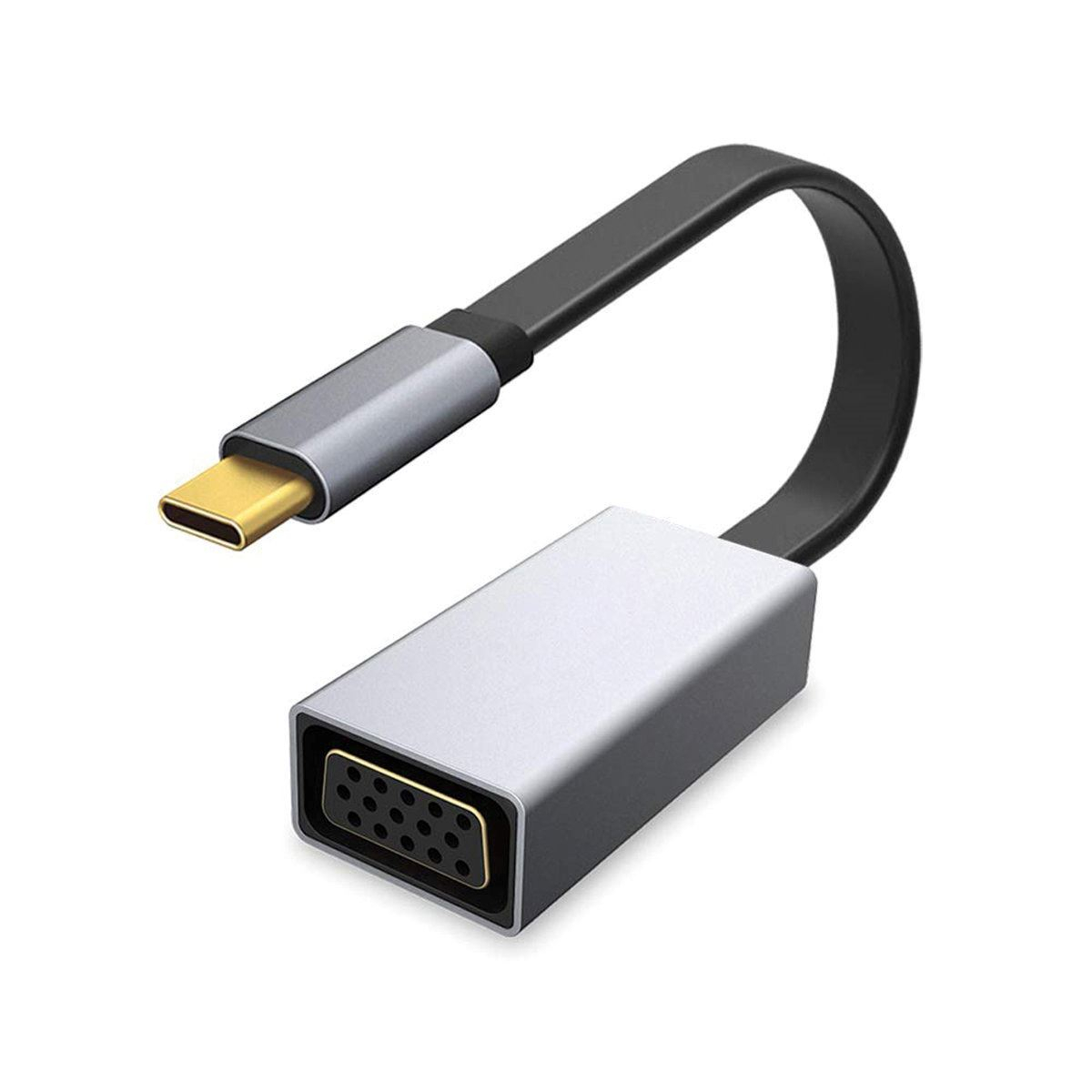 Adaptor multimedia Platinet 44711,USB tip C la VGA,1080p 60Hz [6]