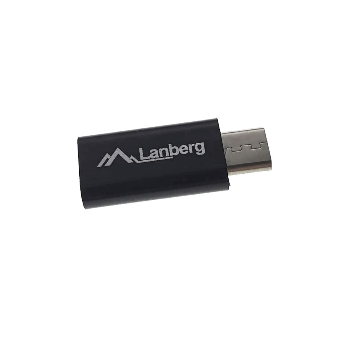 Adaptor OTG Lanberg 41852, USB tip C mama la microUSB 2.0 tata, date si incarcare, negru [5]