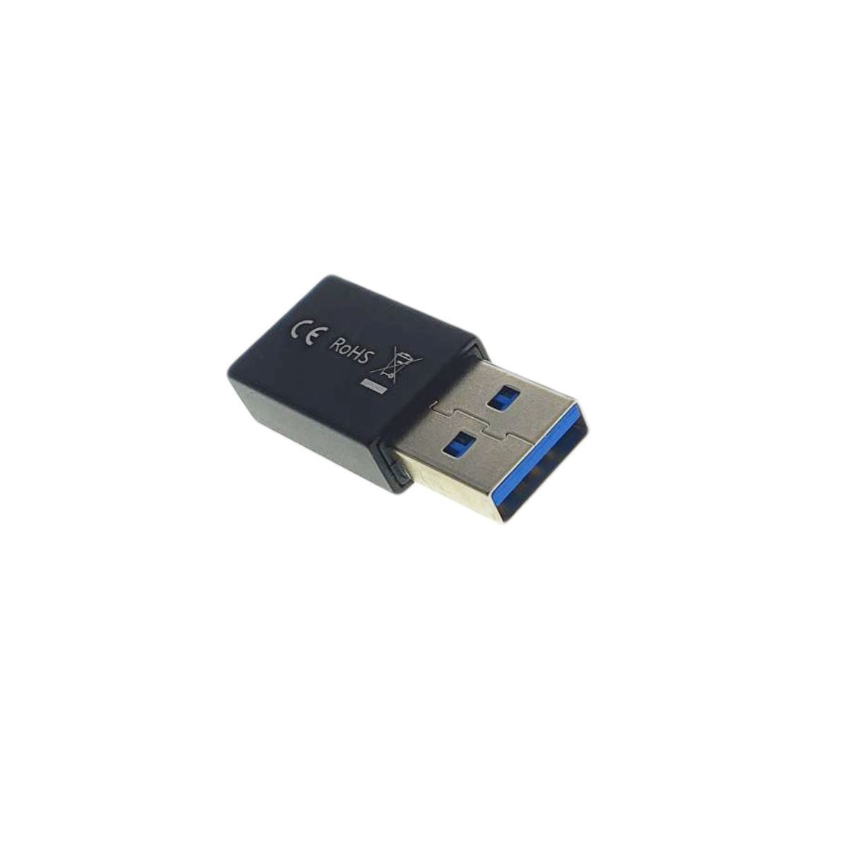 Adaptor OTG Lanberg 41854, USB tip C mama la USB 3.1 tata, date pana la 5Gb/s si incarcare, negru [10]