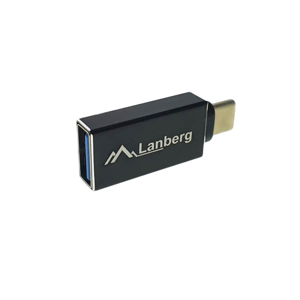 Adaptor OTG Lanberg 41855, USB 3.1 mama la USB tip C tata, date pana la 5Gb/s si incarcare, negru [5]