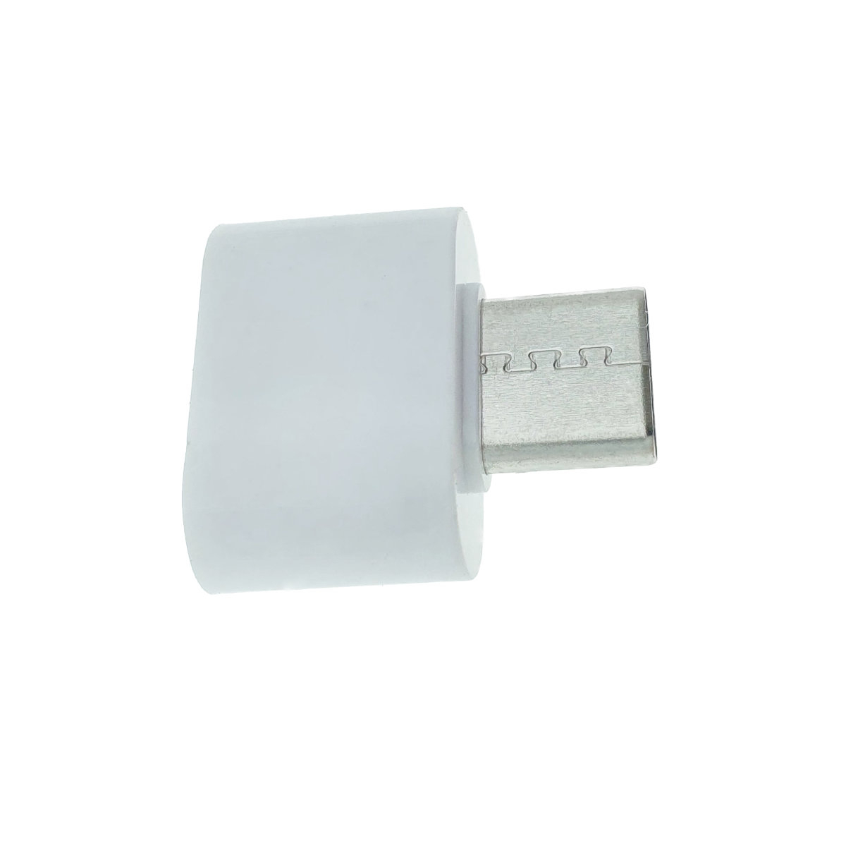 Adaptor OTG USB 2.0 mama la USB tip C tata, alimentare, conectare si transfer de date, alb [4]