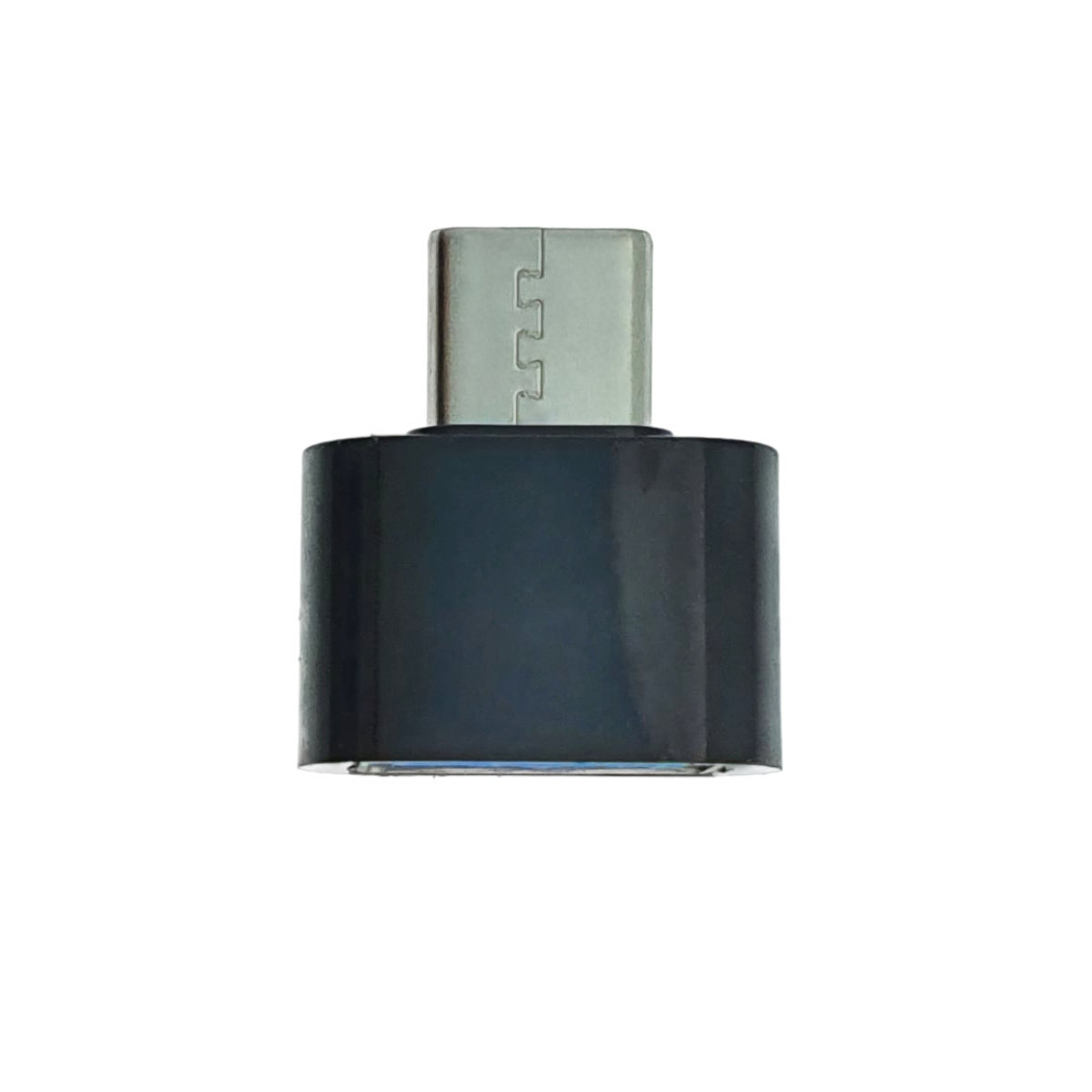 Adaptor OTG USB 2.0 mama la USB tip C tata, alimentare, conectare si transfer de date, negru [3]