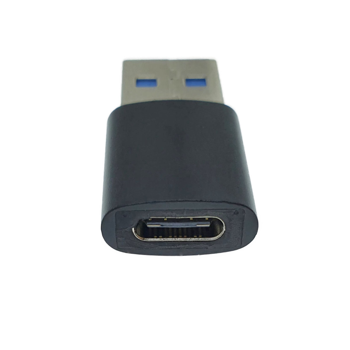 Adaptor OTG USB 3.1 tata la USB tip C mama, carcasa aluminiu, Data C 080, alimentare si transfer de date, negru [5]