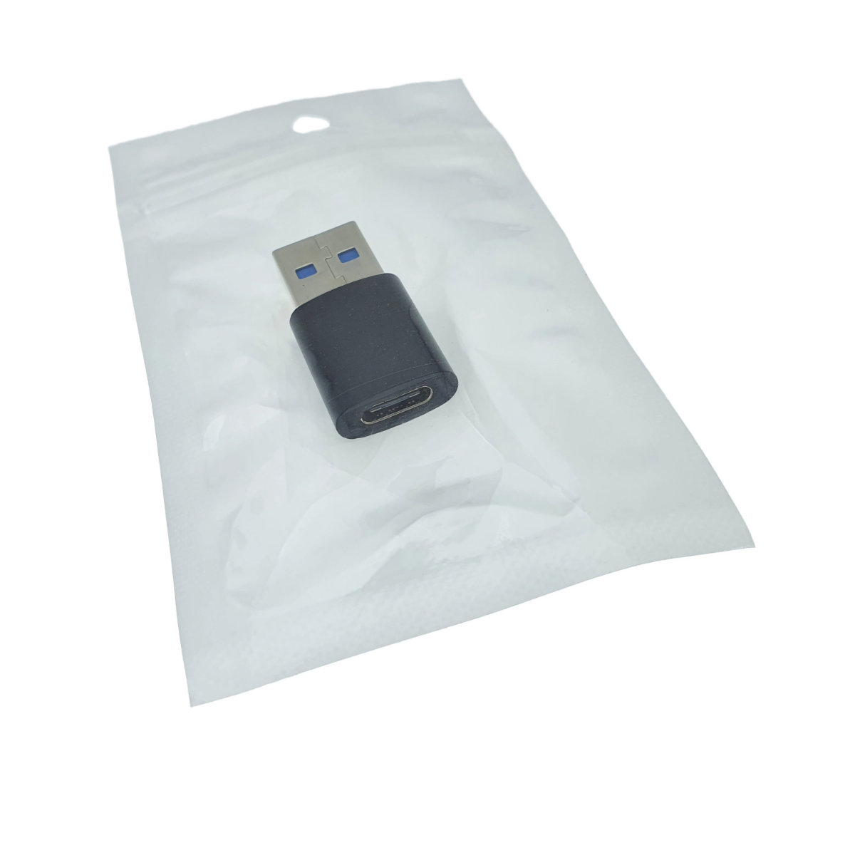 Adaptor OTG USB 3.1 tata la USB tip C mama, carcasa aluminiu, Data C 080, alimentare si transfer de date, negru [6]