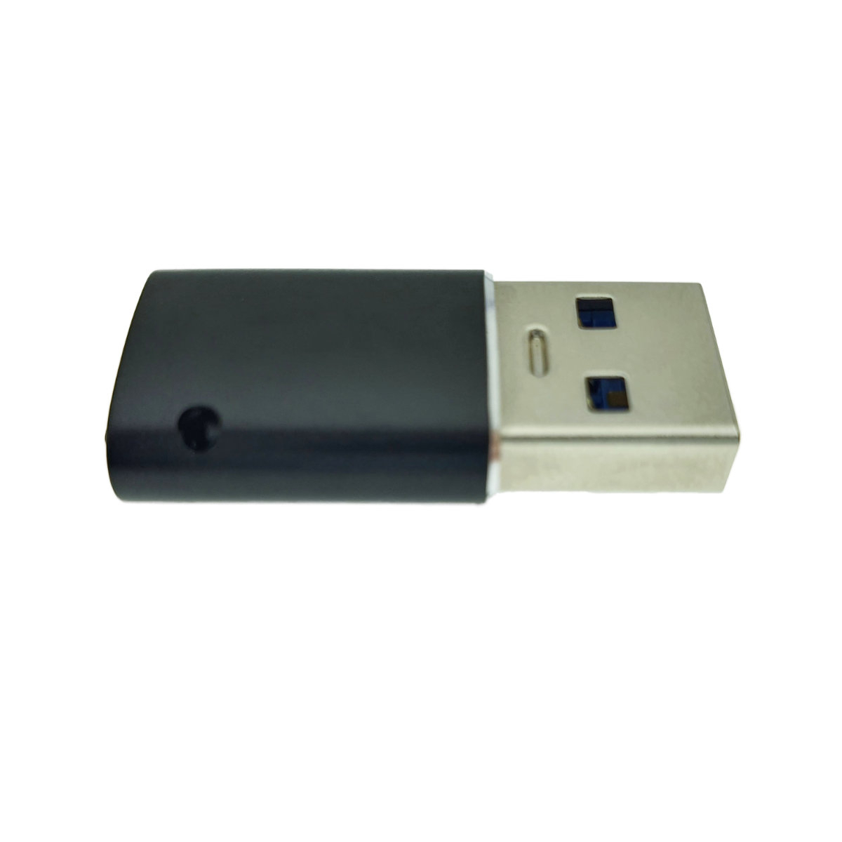 Adaptor OTG USB 3.1 tata la USB tip C mama, carcasa aluminiu, Data C 081, cu orificiu de prindere, alimentare si transfer de date, negru [8]
