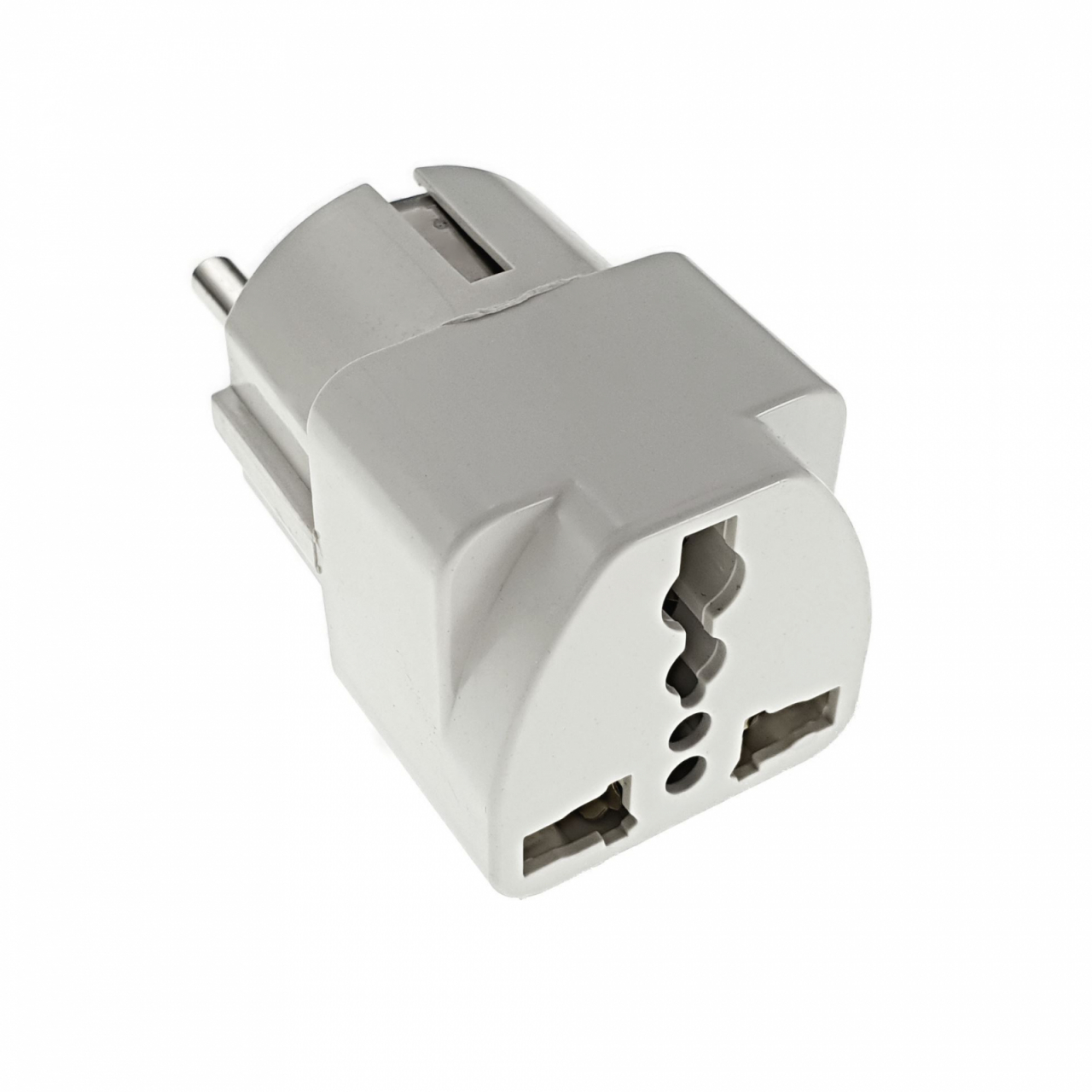 Adaptor priza UK la tip priza Europa, alb [3]