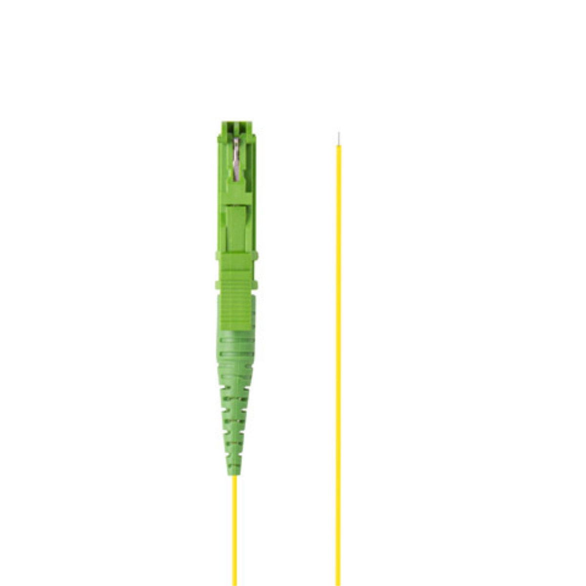 Adaptor retea fibra optica coada/Pigtail cu conector E2000/APC, lungime 2m, Lanberg 43354, Easy Strip SM OS2 G657A1, galben [3]